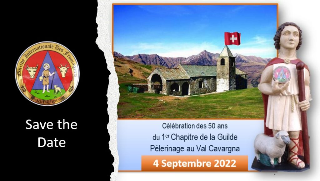 Capítulo del Club Suizo - Peregrinación de San Uguzon 2022 Guilde  Internationale des Fromagers